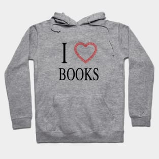 I Heart Books Hoodie